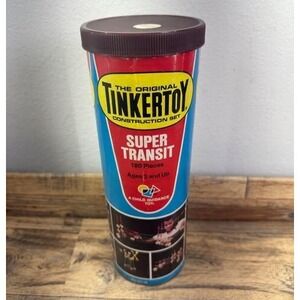 Tinkertoy Super Transit Set Vintage 1992 Building Toy Kids STEM